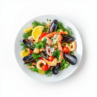 Фирменное блюдо Морской гриль прованс - купить в Бекешево